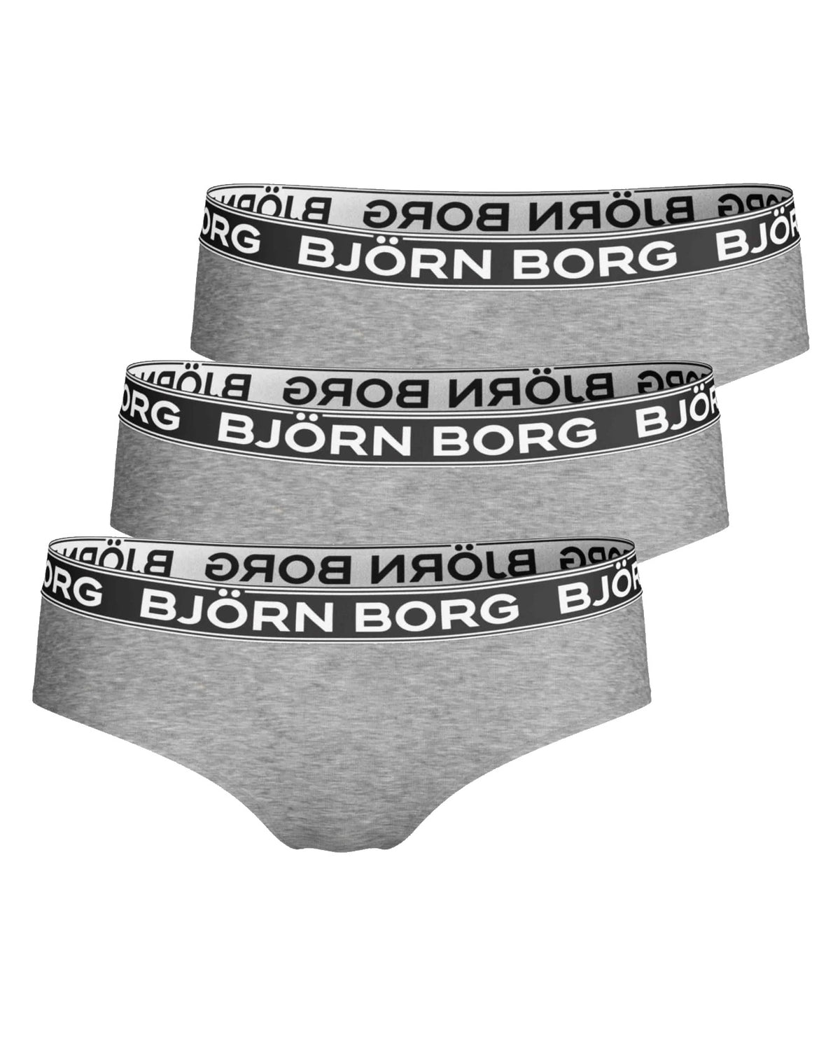 Bjorn Borg Dames Cheecky Hipsters 3 Pack Grijs — De Goedkoopste Outlet